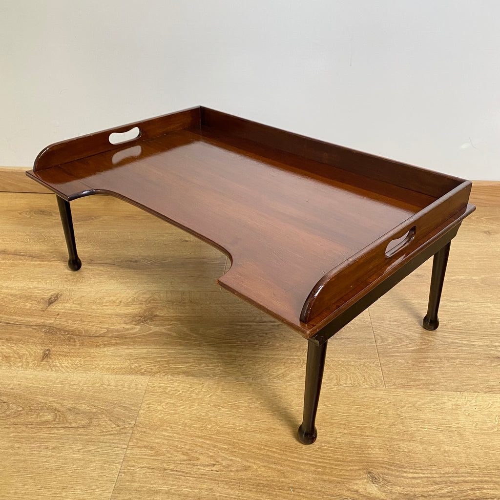 19th Century Victorian Folding Mahogany Bed Tray-Antique Decorative-19th Century Victorian-Lowfields Barn Antiques
