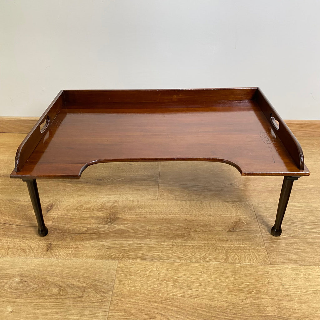 19th Century Victorian Folding Mahogany Bed Tray-Antique Decorative-19th Century Victorian-Lowfields Barn Antiques