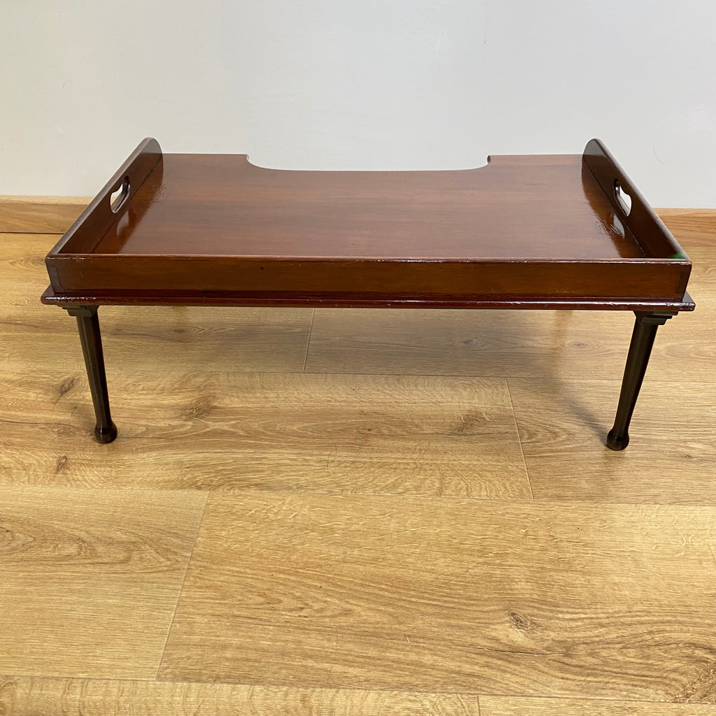 19th Century Victorian Folding Mahogany Bed Tray-Antique Decorative-19th Century Victorian-Lowfields Barn Antiques