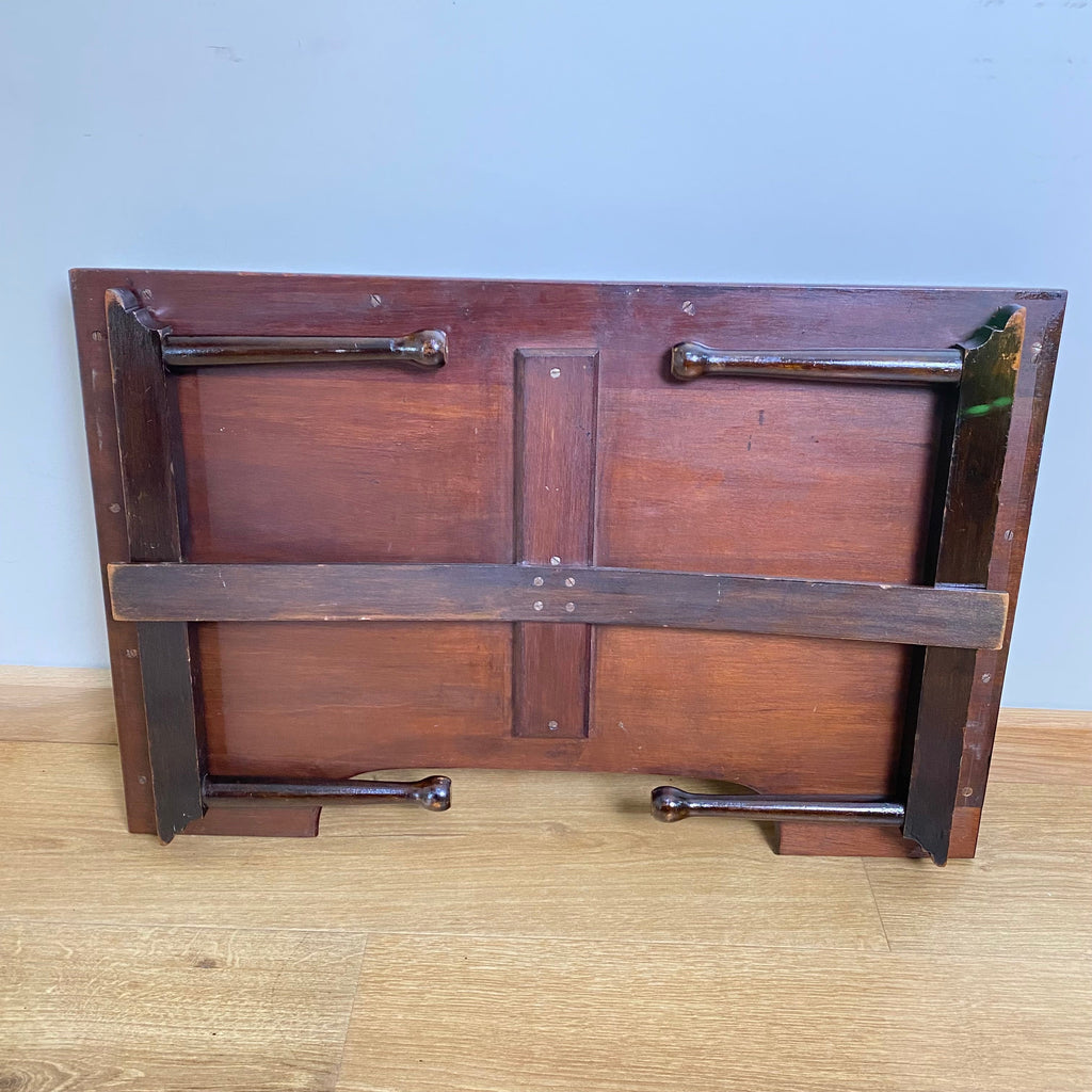 19th Century Victorian Folding Mahogany Bed Tray-Antique Decorative-19th Century Victorian-Lowfields Barn Antiques