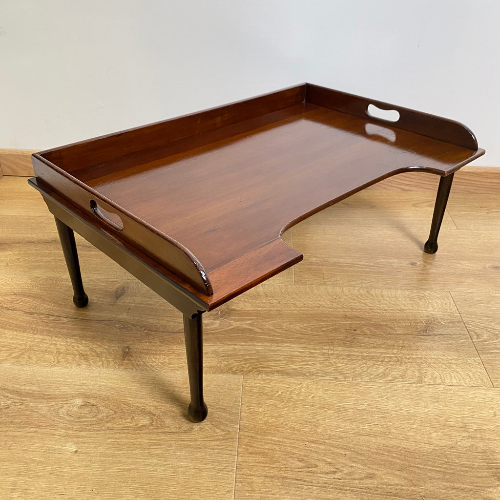 19th Century Victorian Folding Mahogany Bed Tray-Antique Decorative-19th Century Victorian-Lowfields Barn Antiques