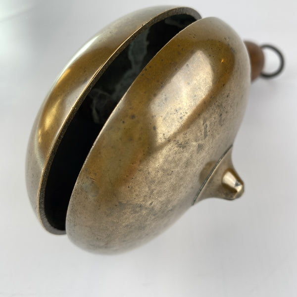 19th Century Brass Muffin Bell - Town Criers Bell - Early Fire Alarm-Brass-19th Century-Lowfields Barn Antiques