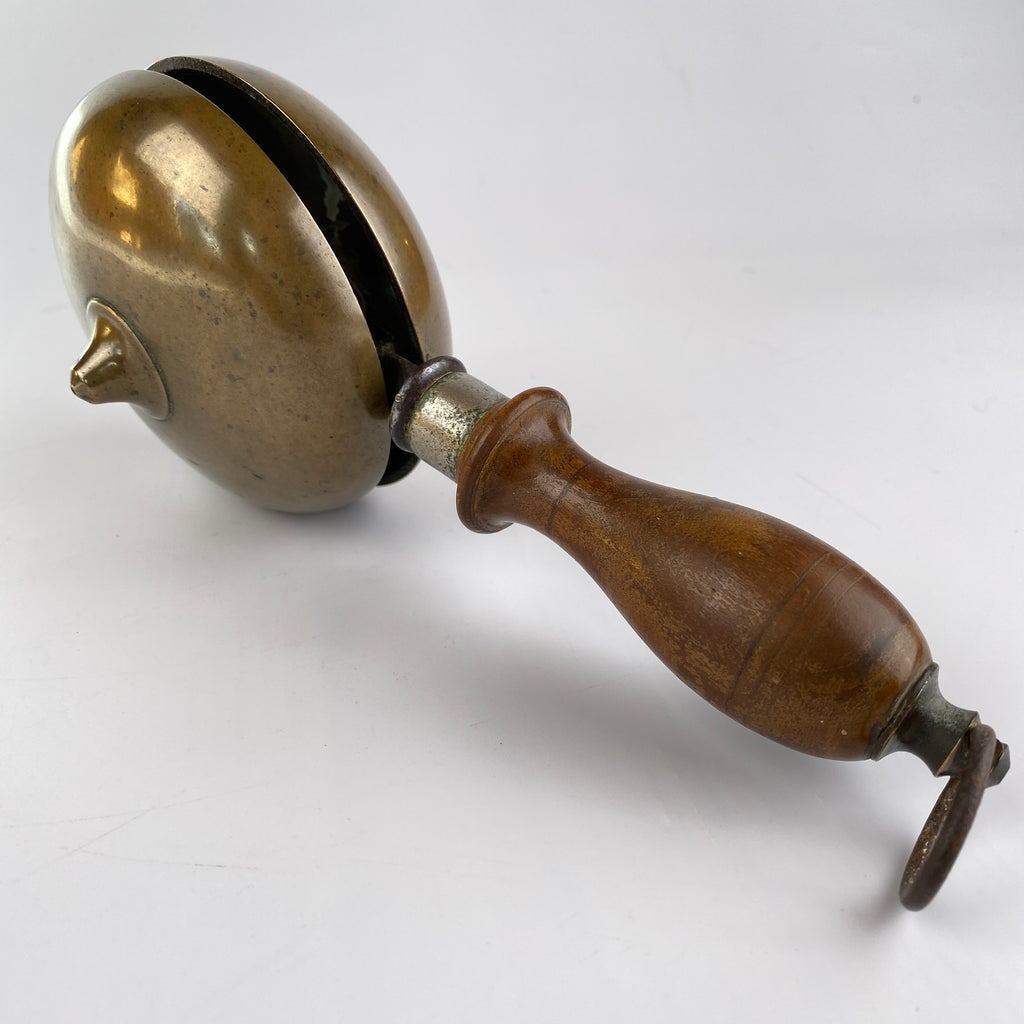 19th Century Brass Muffin Bell - Town Criers Bell - Early Fire Alarm-Brass-19th Century-Lowfields Barn Antiques