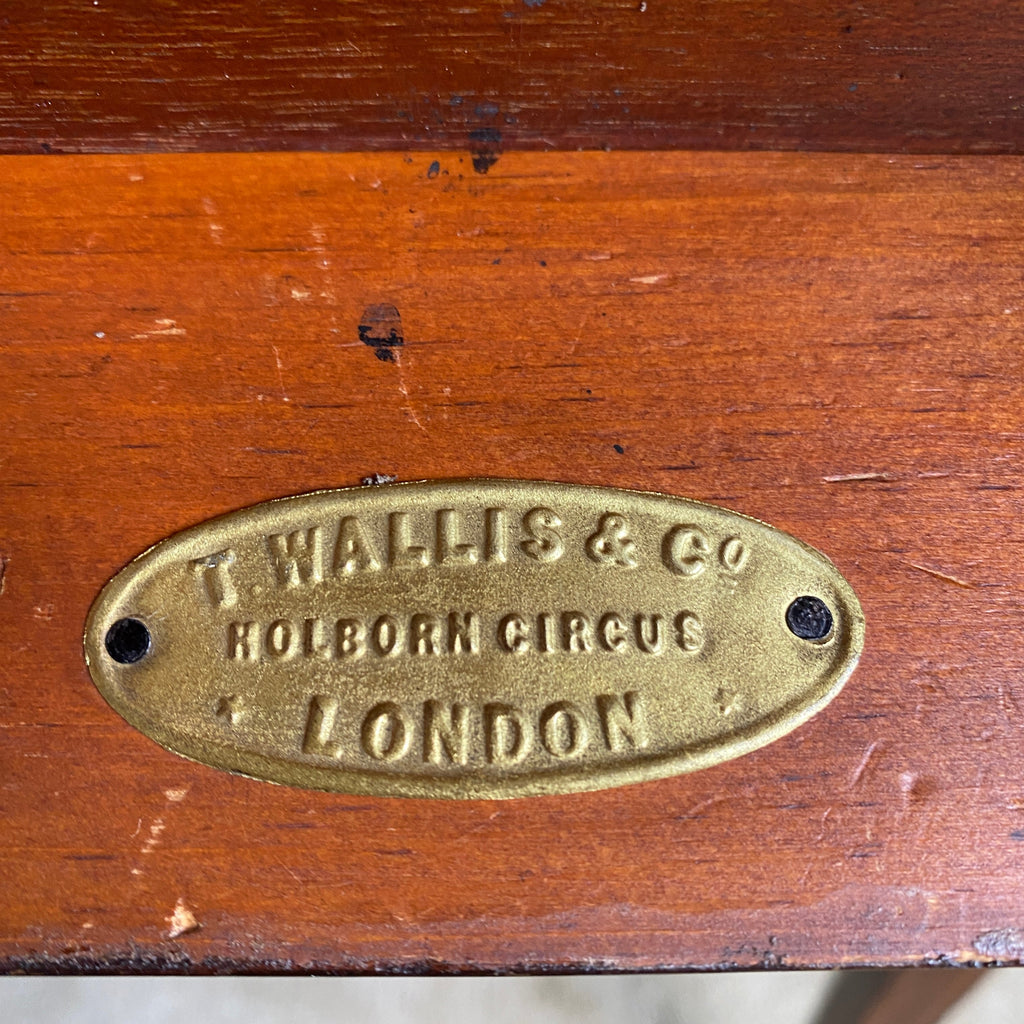 An Exquisite High Quality Edwardian Desk Retailed by T.Wallis, Holborn Circa 1896-1941-Antique Fine Furniture > Writing Desk-Thomas Wallis & Co-Lowfields Barn Antiques