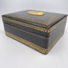 Antique Italian Leather Jewellery Box Circa 1860 - 1890-Antique Jewellery Box-Circa 1890 Italian-Lowfields Barn Antiques