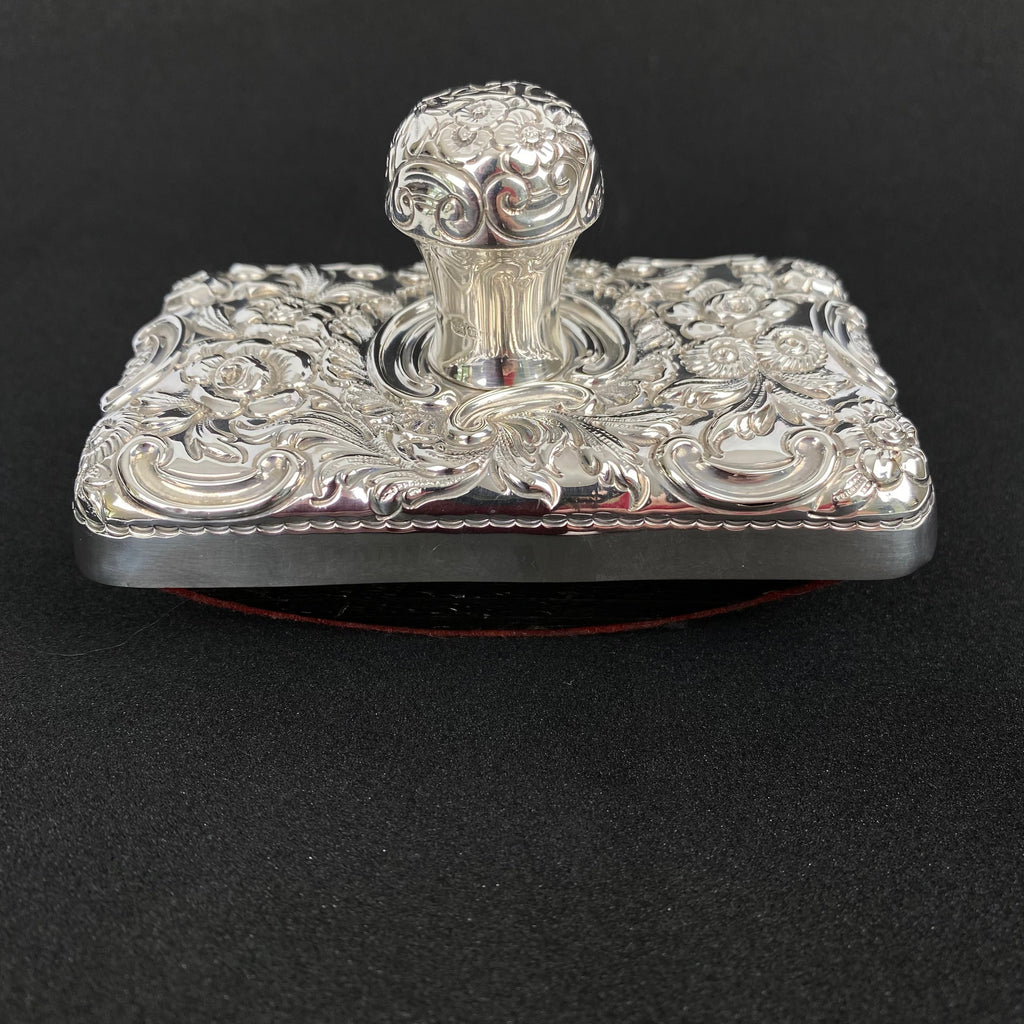 Antique Silver Ink Rocker Blotter Hallmarks Samual Walton Smith Circa ...