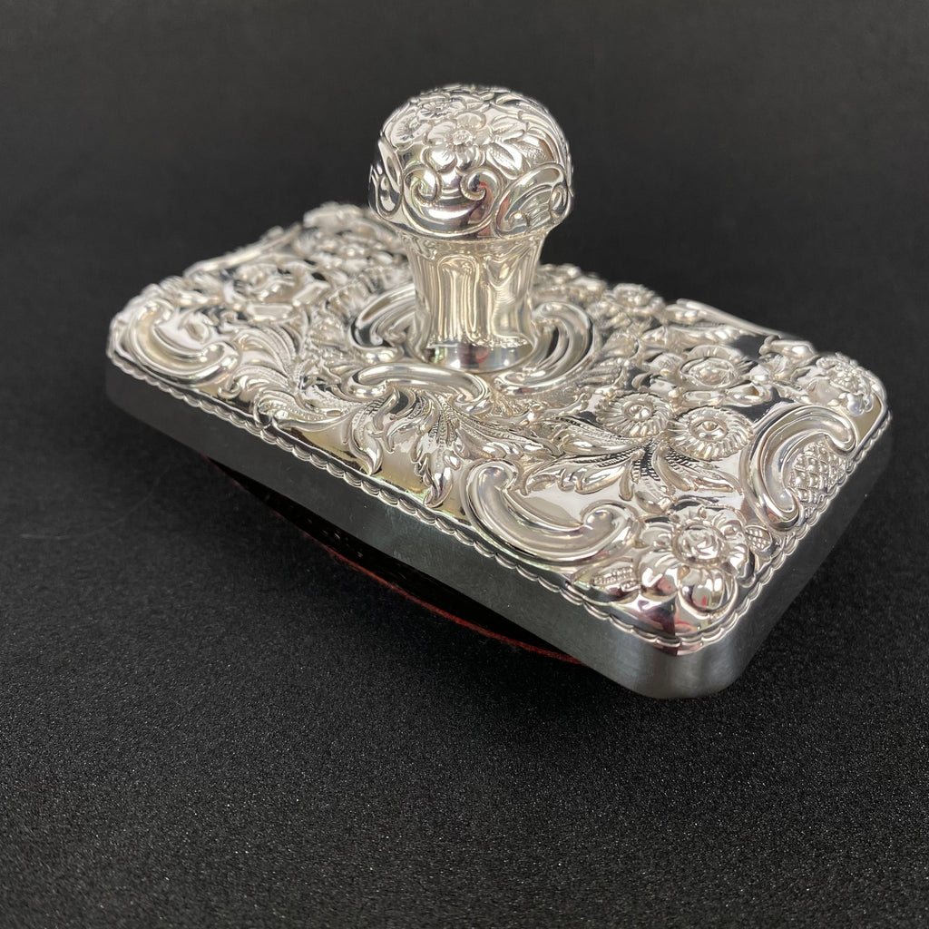 Antique Silver Ink Rocker Blotter Hallmarks Samual Walton Smith Circa ...