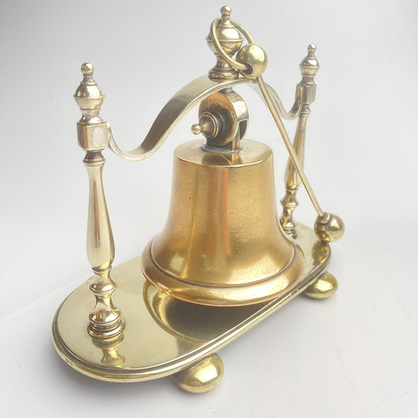 Edwardian Desk Top Service Bell-Antique > Silver Plate-Early 20th Century-Lowfields Barn Antiques