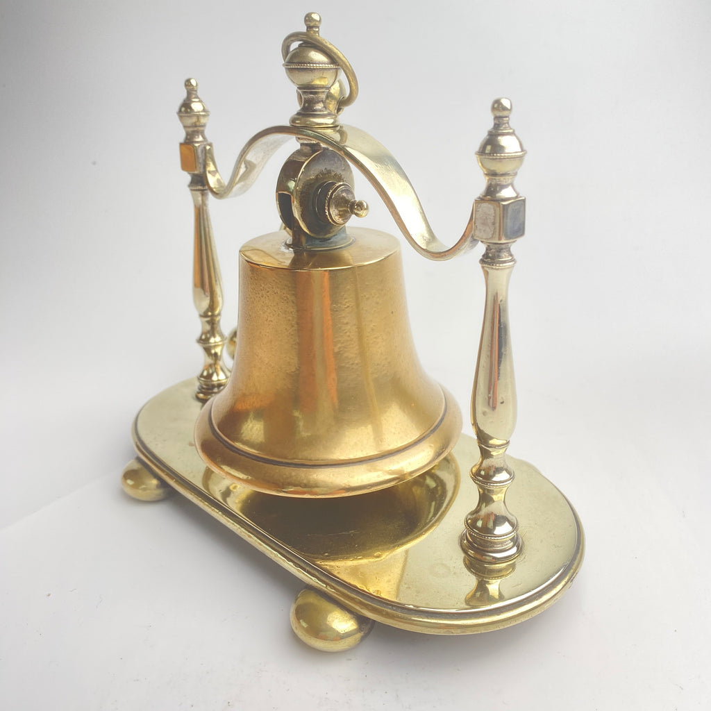 Edwardian Desk Top Service Bell-Antique > Silver Plate-Early 20th Century-Lowfields Barn Antiques