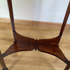 Harrods Ltd Walnut Oval Side Table - Fine Antique Furniture-Antique Fine Furniture > Side Table-Circa 1920-Lowfields Barn Antiques