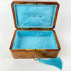 Kingwood French Jewellery Box with Key-Antique Jewellery Box-19th Century Victorian-Lowfields Barn Antiques