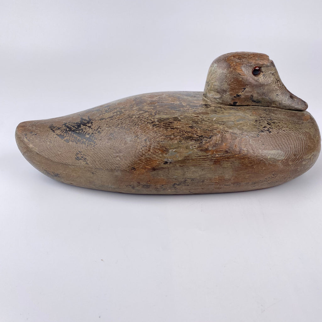 Large Decoy Duck with Wonderful Character-Antique Decorative-19th Century-Lowfields Barn Antiques