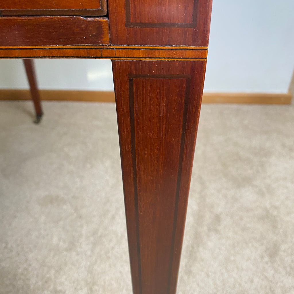 Mahogany Pembroke Folding Dining Table - C 1880 Victorian-Antique Furniture > Tables-Victorian-Lowfields Barn Antiques