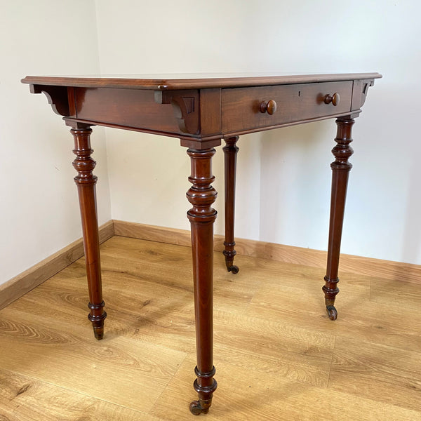 Mahogany Side or Sofa Table by James Lamb of Manchester - Circa 1860-Antique Fine Furniture > Table-James Lamb of Manchester-Lowfields Barn Antiques