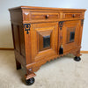 Oak Dutch Cabinet with Key Circa 1890 -1920-Antique Furniture > Cabinets-Art Nouveau-Lowfields Barn Antiques