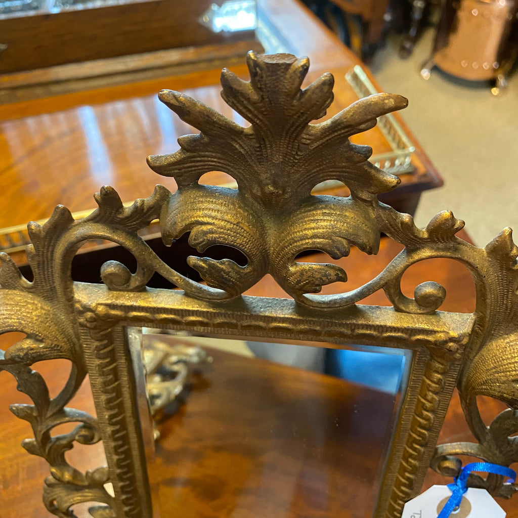 Pair of Victorian Gilt Rococo Style Table Mirrors-Antique Furniture > Mirrors-19th Century-Lowfields Barn Antiques