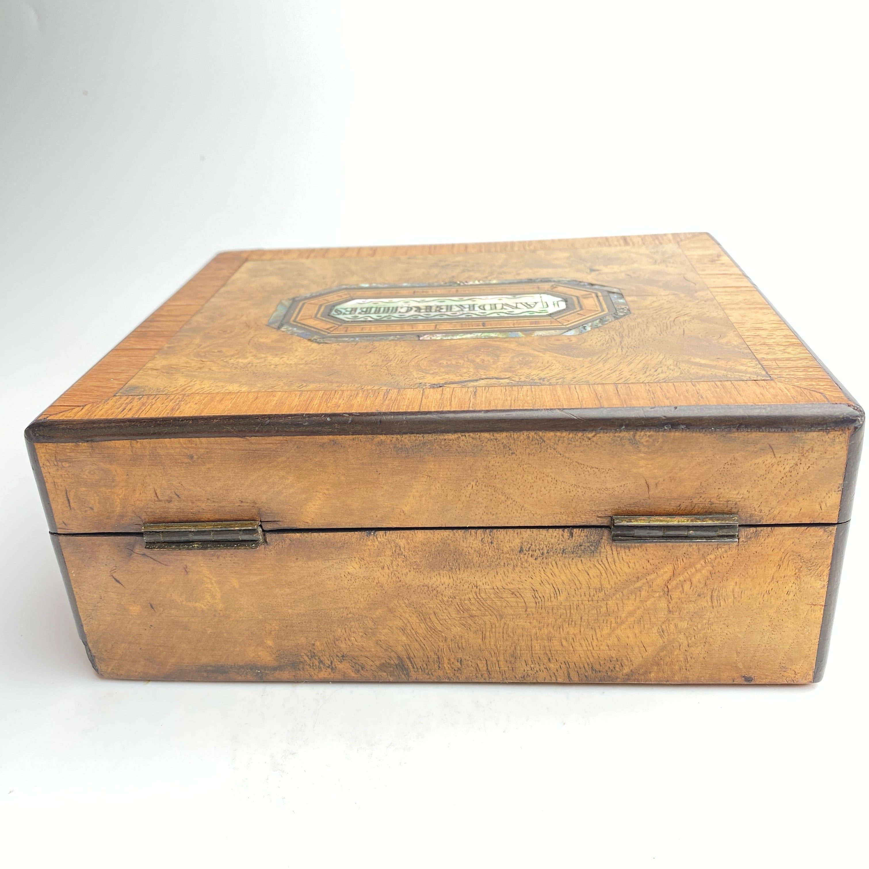 Victorian Handkerchief Box Circa 1868 - 1895 Aesthetic Period ...
