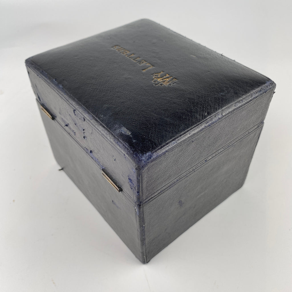 Victorian Leather Correspondence Box with 30+ Letters and Misc. Contents 1896-1902-Antique Box-19th Century-Lowfields Barn Antiques