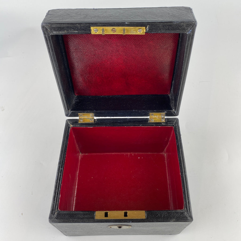 Victorian Leather Correspondence Box with 30+ Letters and Misc. Contents 1896-1902-Antique Box-19th Century-Lowfields Barn Antiques