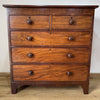 Victorian Mahogany Five Drawer Chest of Drawers - 2 Over 3 Drawers.-Antique Furniture > Chest of Drawers-Victorian-Lowfields Barn Antiques