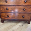 Victorian Mahogany Five Drawer Chest of Drawers - 2 Over 3 Drawers.-Antique Furniture > Chest of Drawers-Victorian-Lowfields Barn Antiques