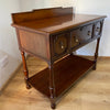 Walnut Hall Table - Serving Table - Early 20th Century-Antique Furniture > Serving Tables-J R Teal and Son-Lowfields Barn Antiques