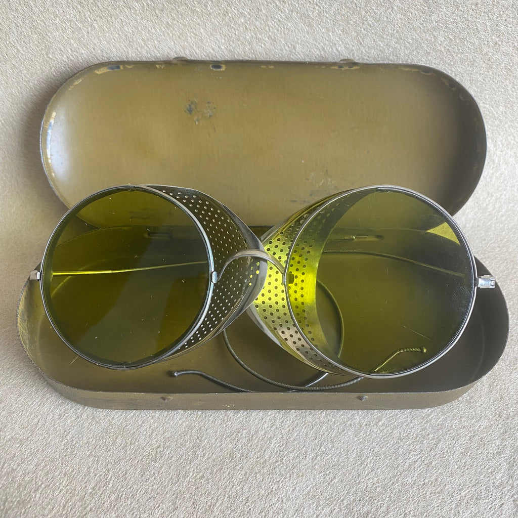 Willson Safety Goggles - Iconic Design Circa 1910-1920-Antique Collectables > Telescopes-Willson-Lowfields Barn Antiques