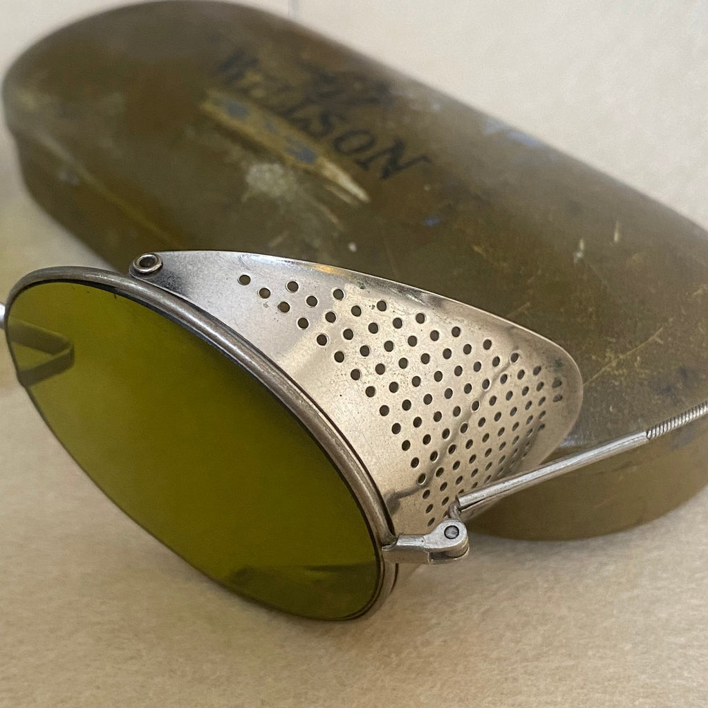 Willson Safety Goggles - Iconic Design Circa 1910-1920-Antique Collectables > Telescopes-Willson-Lowfields Barn Antiques