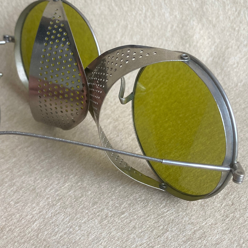 Willson Safety Goggles - Iconic Design Circa 1910-1920-Antique Collectables > Telescopes-Willson-Lowfields Barn Antiques