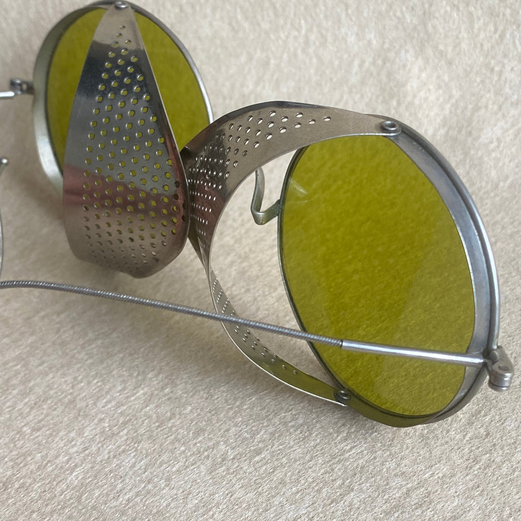 Willson Safety Goggles - Iconic Design Circa 1910-1920-Antique Collectables > Telescopes-Willson-Lowfields Barn Antiques