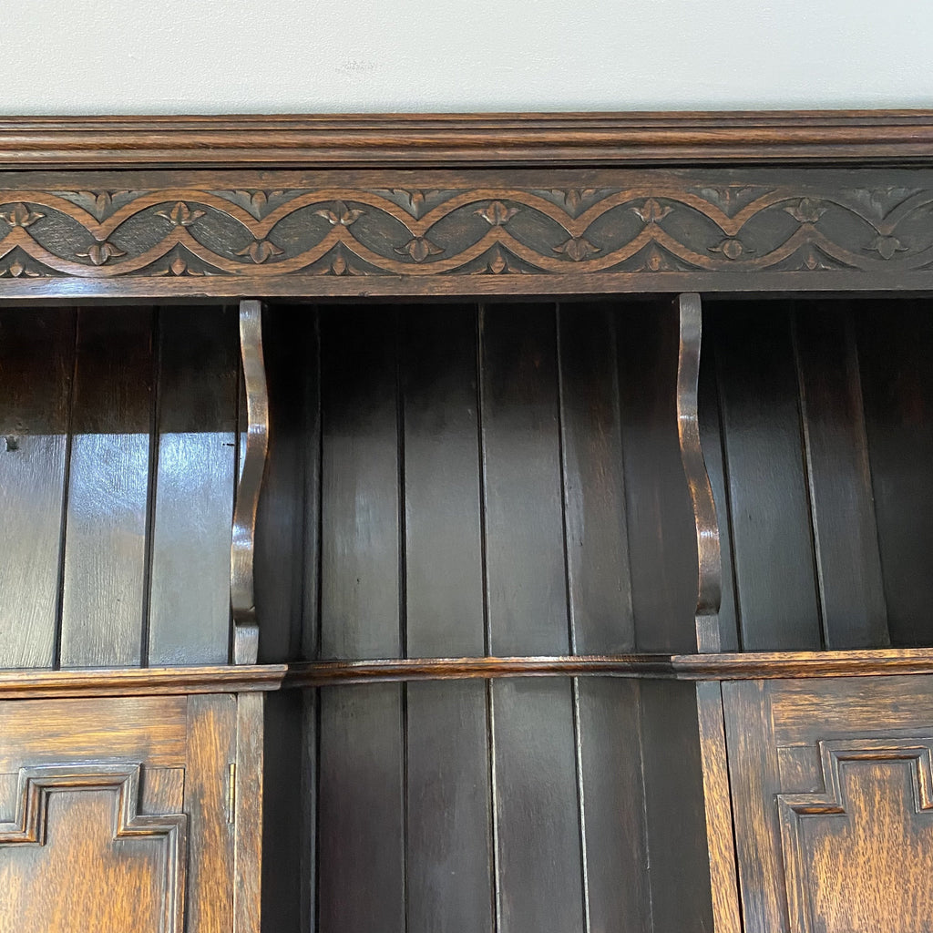 18th Century Revival Oak Dresser-Antique Furniture > Dresser-20th Century-Lowfields Barn Antiques