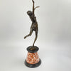 A Large and Delightful Bronze Lady Dancing-Antique Bronze > Dancing Lady-20th Century-Lowfields Barn Antiques