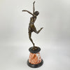 A Large and Delightful Bronze Lady Dancing-Antique Bronze > Dancing Lady-20th Century-Lowfields Barn Antiques