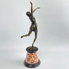 A Large and Delightful Bronze Lady Dancing-Antique Bronze > Dancing Lady-20th Century-Lowfields Barn Antiques