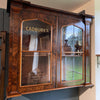 Cadburys Chocolate Display Cabinet Walnut and Glass - George V-Antique Furniture > Shop Display Cabinets-Cadburys-Lowfields Barn Antiques