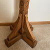Carved Stone Holy Water or Baptism Font on Oak Stand - Ecclesiastical Antiques-Decorative Antiques > Ecclesiastical Antiques-20th Century-Lowfields Barn Antiques