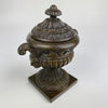 Cast Iron Campana Lidded Urn - Mid Victorian-Antique Brass and Copper-Victorian-Lowfields Barn Antiques