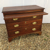 Early 19th Century George III Mahogany Bachelor’s Chest of Drawer-Antique Furniture > Chests-Georgian-Lowfields Barn Antiques
