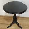 Ebonised Clover Leaf Occasional Table - Victorian Aesthetic Period-Antique Furniture > Occasional Tables-Aesthetic Period-Lowfields Barn Antiques