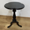 Ebonised Clover Leaf Occasional Table - Victorian Aesthetic Period-Antique Furniture > Occasional Tables-Aesthetic Period-Lowfields Barn Antiques