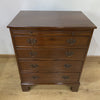 Edwardian Mahogany Four Drawer Chest of Drawers with Brushing Slide-Antique Furniture > Chest of Drawer-Edwardian-Lowfields Barn Antiques