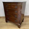 Edwardian Mahogany Four Drawer Chest of Drawers with Brushing Slide-Antique Furniture > Chest of Drawer-Edwardian-Lowfields Barn Antiques