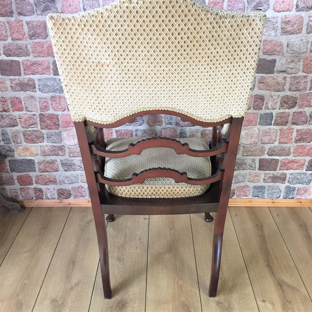 Exceptional Quality Victorian Library or Study Armchair By James Shoolbred and Co-Antique Furniture > Chairs-James Shoolbred and Co London - JAS London-Lowfields Barn Antiques