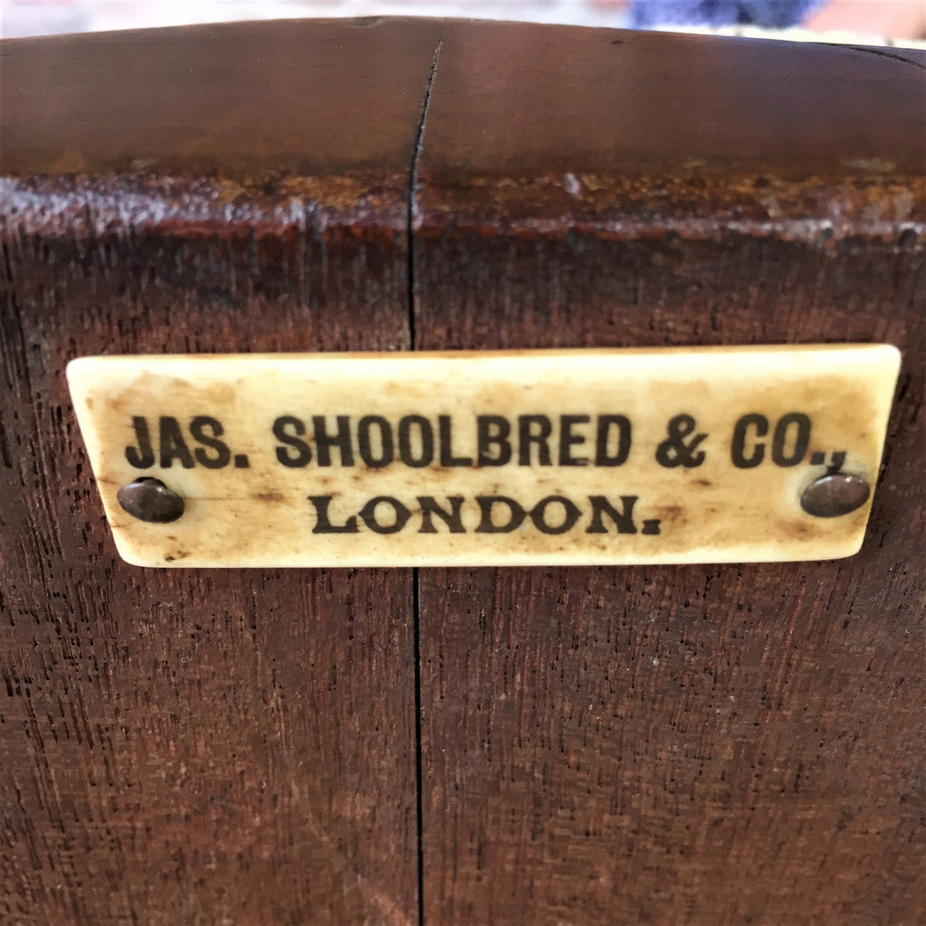 Exceptional Quality Victorian Library or Study Armchair By James Shoolbred and Co-Antique Furniture > Chairs-James Shoolbred and Co London - JAS London-Lowfields Barn Antiques