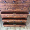 Exceptional Quality Walnut Secretaire Wellington Chest – Tall Chest with Enclosed Desk-Antique Furniture > Chests-19th Century-Lowfields Barn Antiques