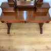 Exhibition Quality Walnut Dressing Table by Lamb of Manchester-Antique Furniture > Dressing Tables-James Lamb of Manchester-Lowfields Barn Antiques