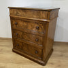 Fine Burr Walnut Chest of Drawers by James Lamb of Manchester-Antique Furniture > Chest of Drawer-James Lamb of Manchester-Lowfields Barn Antiques