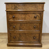 Fine Burr Walnut Chest of Drawers by James Lamb of Manchester-Antique Furniture > Chest of Drawer-James Lamb of Manchester-Lowfields Barn Antiques