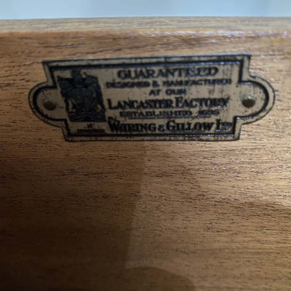 Fine Burr Walnut Chest of Drawers by Waring and Gillows Lancaster-Antique Furniture > Chest of Drawer-Waring and Gillows Lancaster-Lowfields Barn Antiques