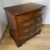 Flame Mahogany Bow Front Chest - Early 20th Century-Antique Furniture > Chest of Drawer-20th Century-Lowfields Barn Antiques